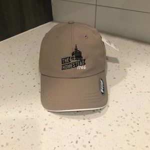 The Homestead Ahead Classic Cut brown golf hat